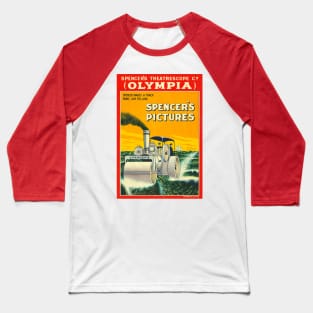 Spencer's Pictures Vintage Advertising Baseball T-Shirt
